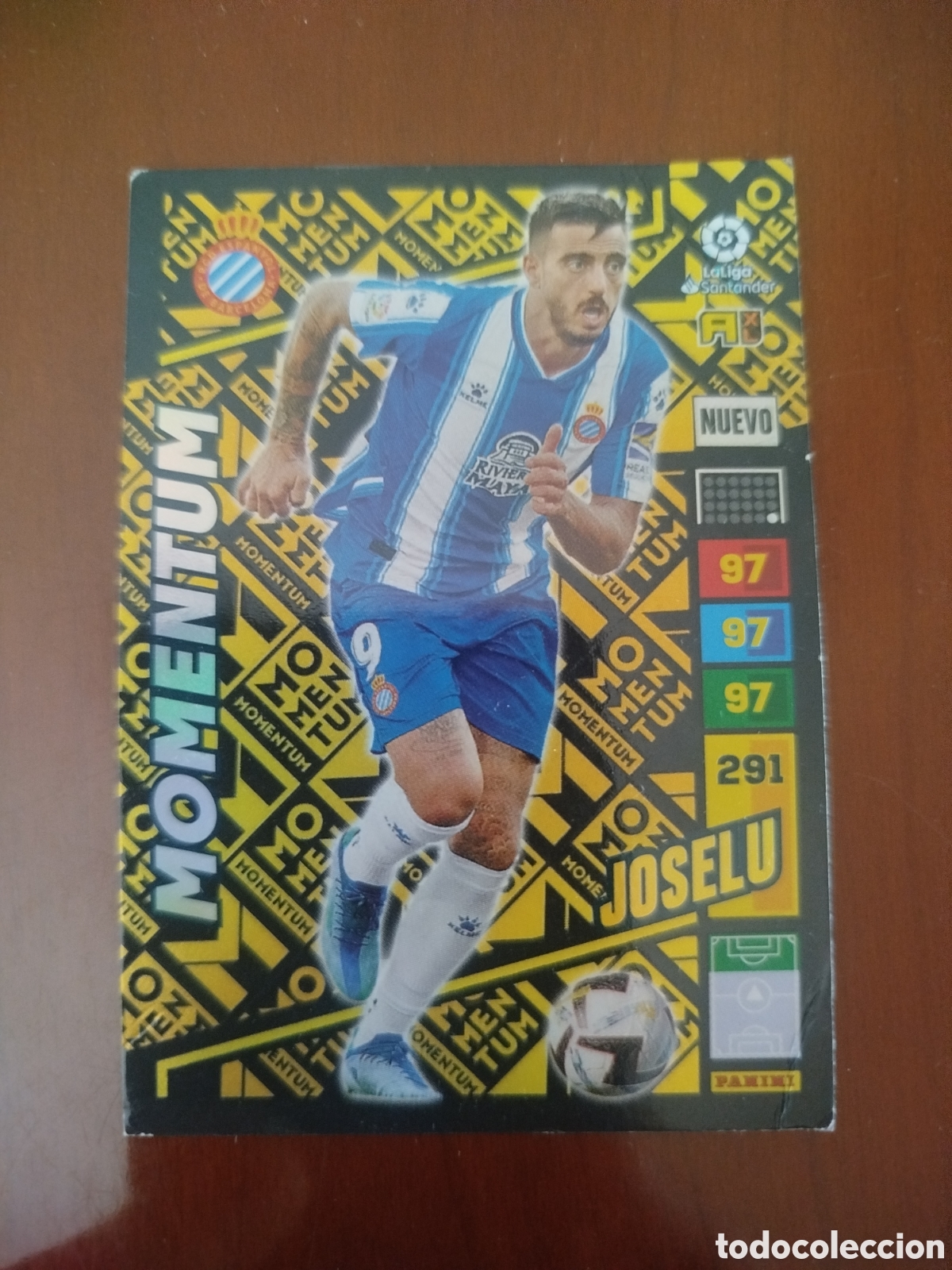 Cromos de F&uacute;tbol: Adrenalyn 2022/23.Espanyol.Joselu (MOMENTUM).