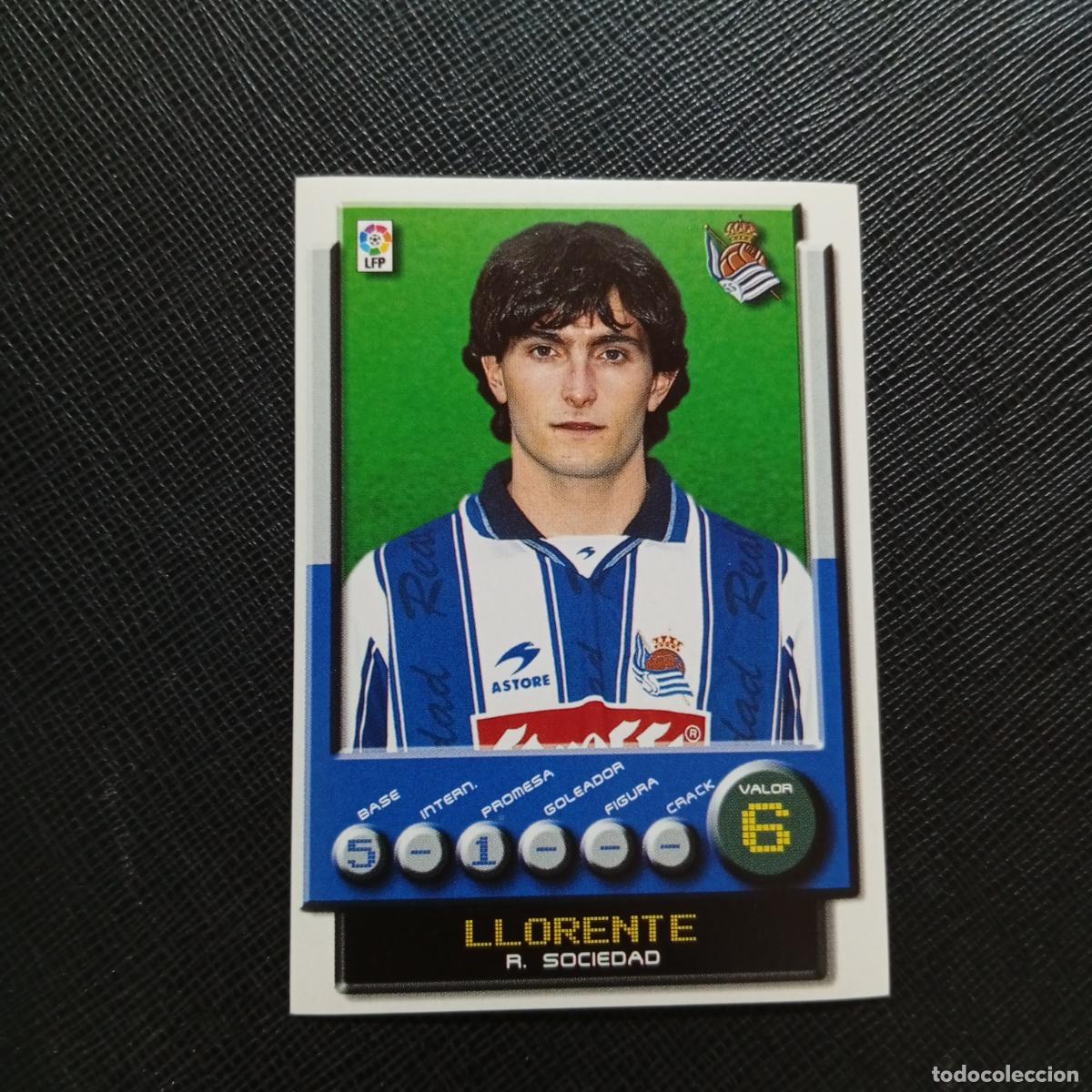 Cromos de F&uacute;tbol: 298 LLORENTE REAL SOCIEDAD PANINI 2001 2002 CROMO FUTBOL 01 02 LIGA - SIN PEGAR - A208 PG145