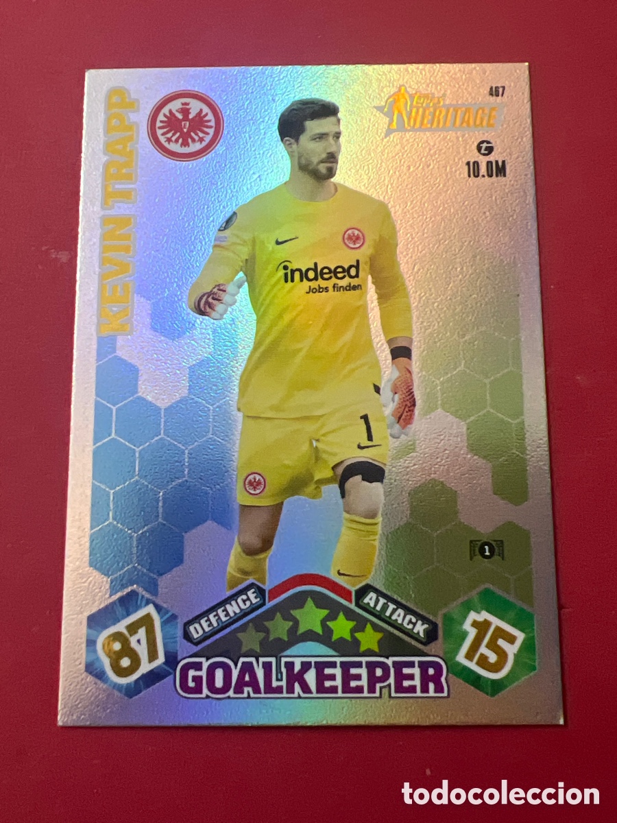 Figurine di Calcio: C216. TOPPS MATCH ATTAX * KEVIN TRAPP * N&ordm; 467 GOALKEEPER TOPPS HERITAGE (A-14)