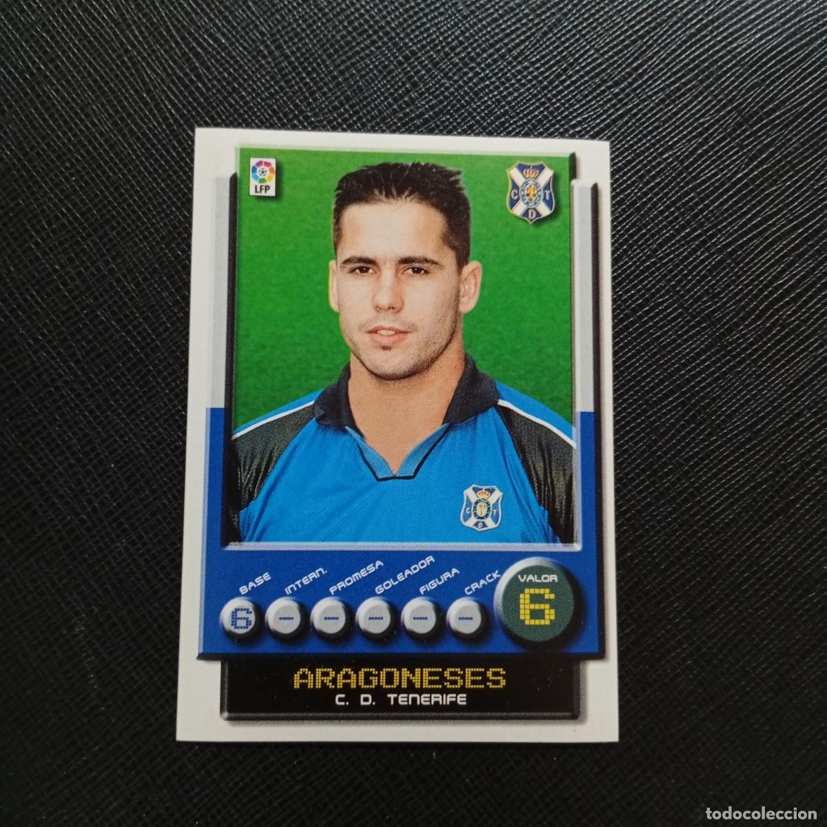 Cromos de F&uacute;tbol: 301 ARAGONESES TENERIFE PANINI 2001 2002 CROMO FUTBOL 01 02 LIGA - SIN PEGAR - A208 PG145