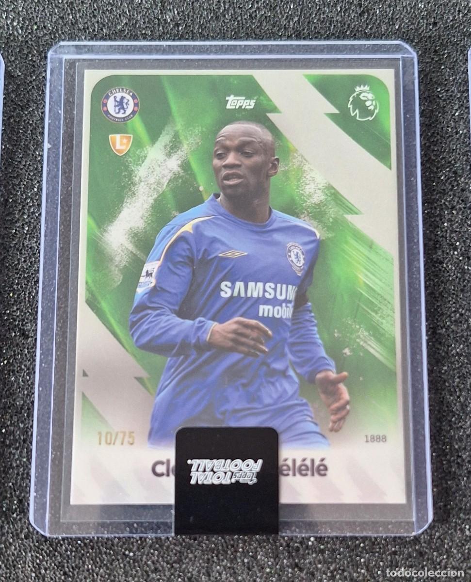 Cromos de F&uacute;tbol: Claude Makelele Chelsea Topps Total Football 10/75 Green