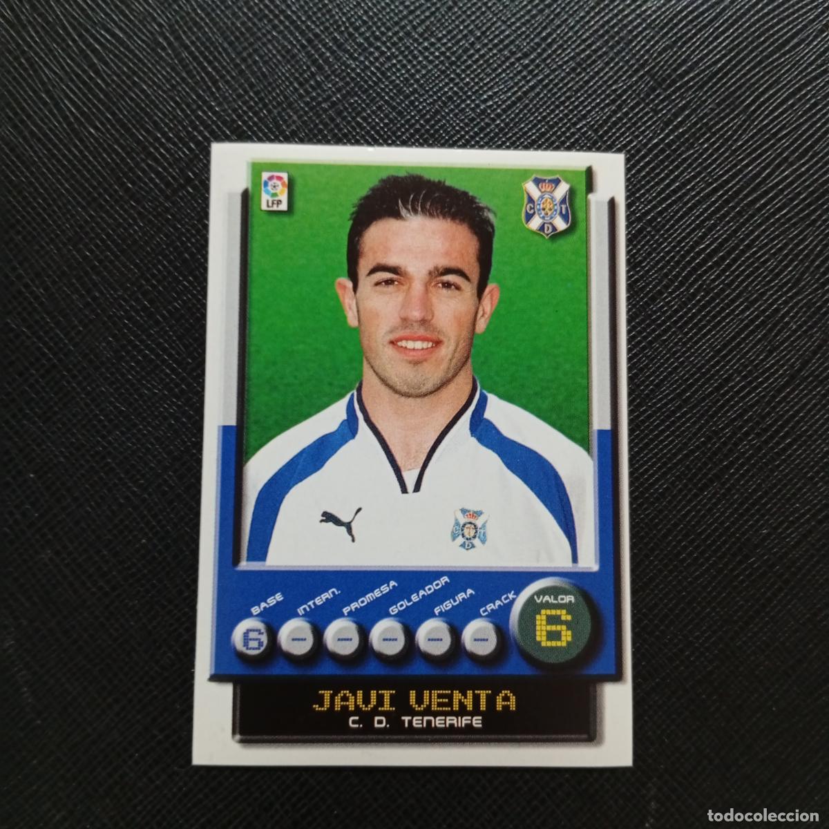 Cromos de F&uacute;tbol: 303 JAVI VENTA TENERIFE PANINI 2001 2002 CROMO FUTBOL 01 02 LIGA - SIN PEGAR - A208 PG145