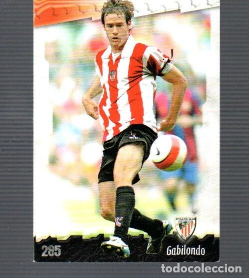Cromos de F&uacute;tbol: CROMO DE IGOR GABILONDO ATHLETIC BILBAO N&ordm; 285 DEL MC SPORT DEL 2008