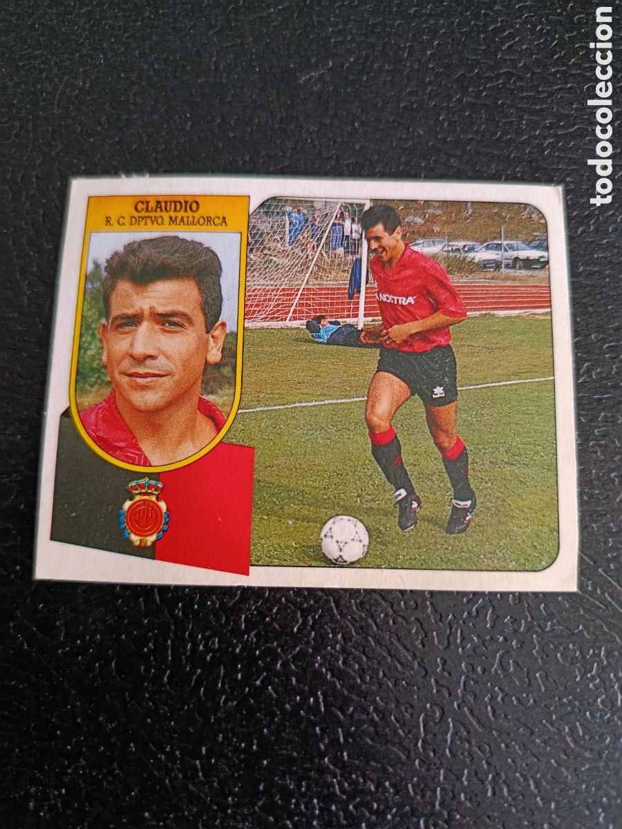 Cromos de F&uacute;tbol: CLAUDIO BAJA RCD MALLORCA EDICIONES E RCD MALLORCA EDICIONES ESTE DESPEGADO 91 92