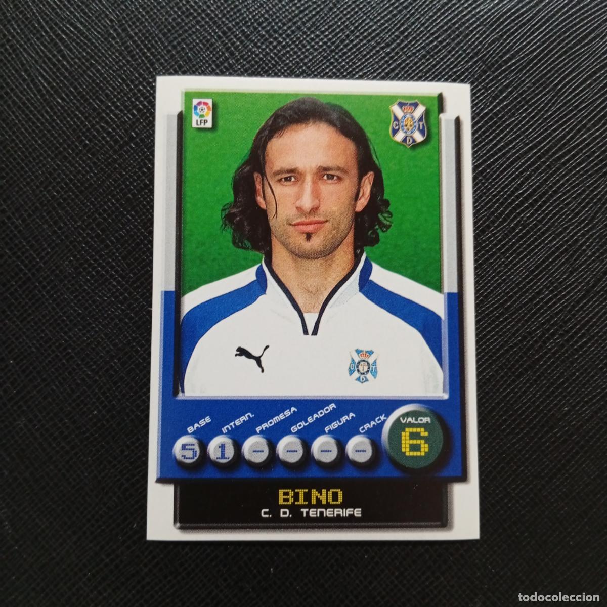 Cromos de F&uacute;tbol: 310 BINO TENERIFE PANINI 2001 2002 CROMO FUTBOL 01 02 LIGA - SIN PEGAR - A208 PG154
