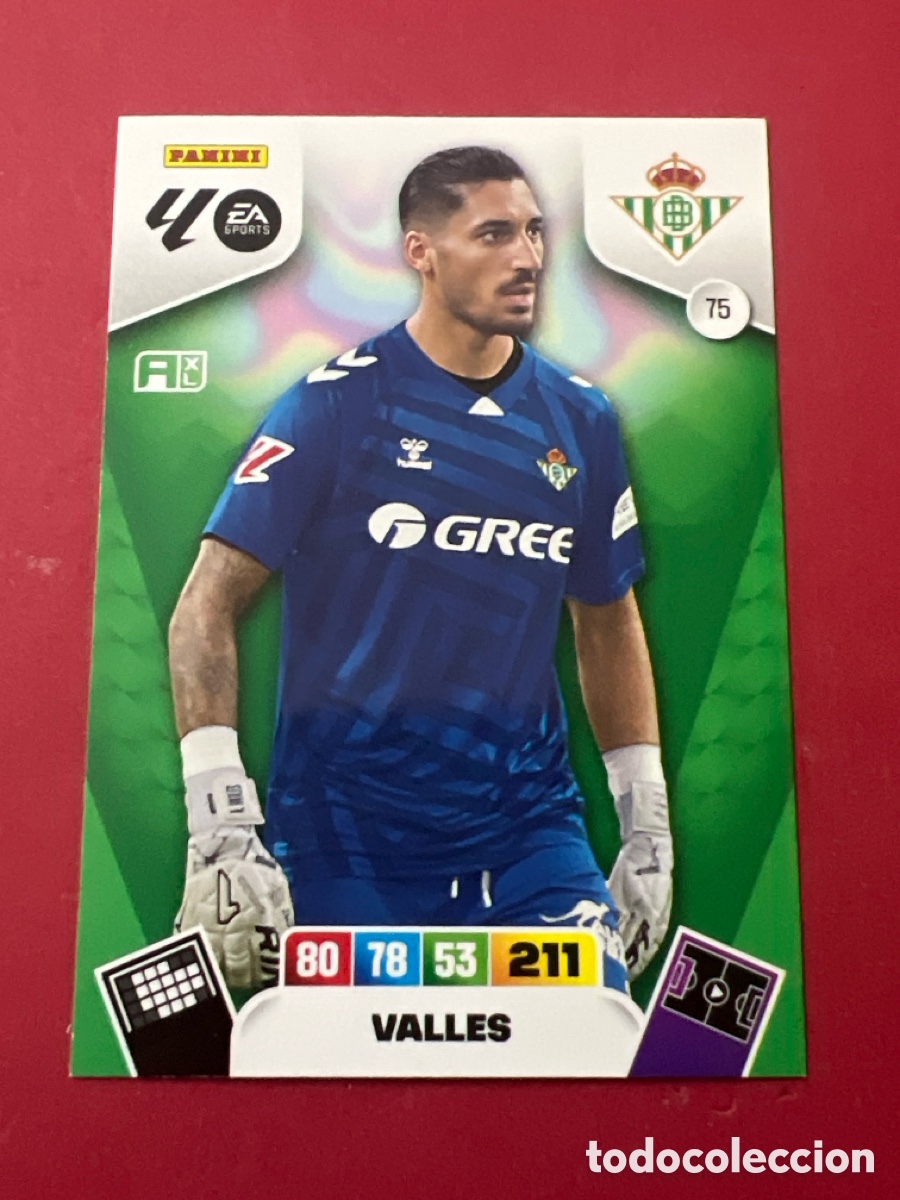Cromos de F&uacute;tbol: C223. 75 VALLES REAL BETIS | ADRENALYN XL LALIGA 2025-26