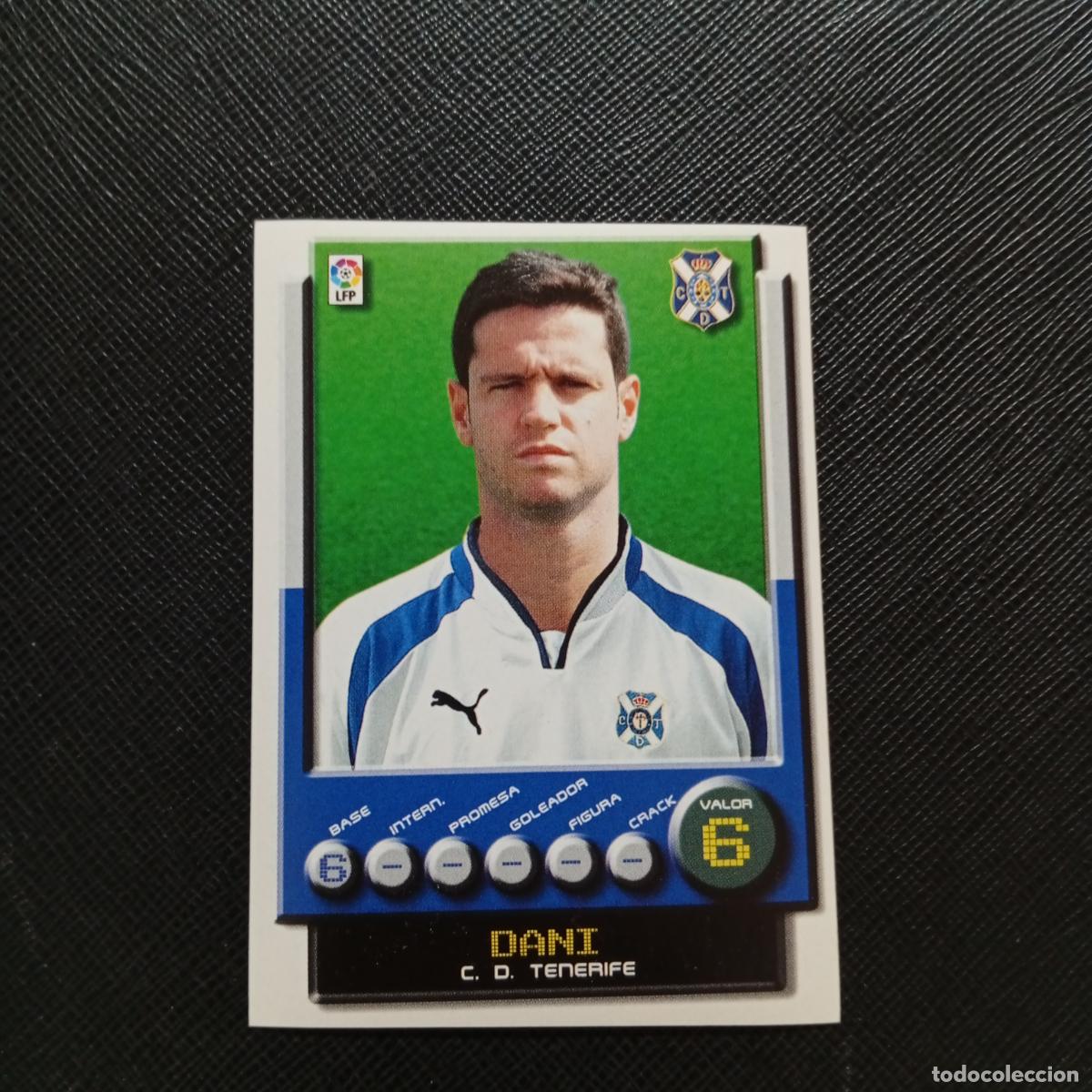 Cromos de F&uacute;tbol: 312 DANI TENERIFE PANINI 2001 2002 CROMO FUTBOL 01 02 LIGA - SIN PEGAR - A208 PG154