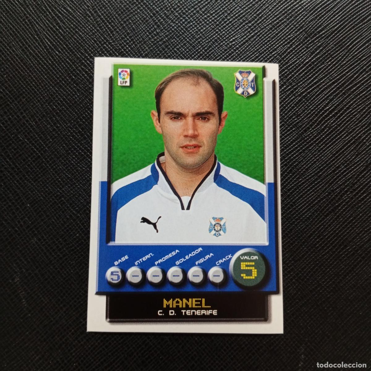 Cromos de F&uacute;tbol: 313 MANEL TENERIFE PANINI 2001 2002 CROMO FUTBOL 01 02 LIGA - SIN PEGAR - A208 PG154