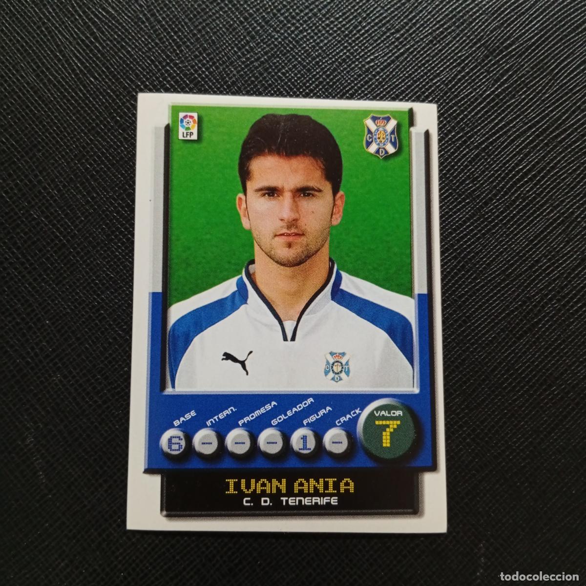 Cromos de F&uacute;tbol: 315 IVAN ANIA TENERIFE PANINI 2001 2002 CROMO FUTBOL 01 02 LIGA - SIN PEGAR - A208 PG154