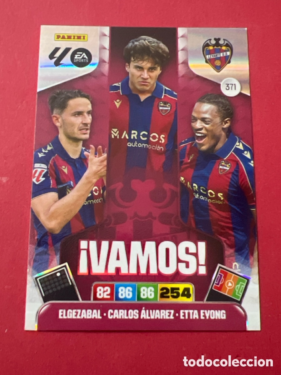 Cromos de F&uacute;tbol: C229. 371.- &iexcl;VAMOS! (LEVANTE) - ADRENALYN XL 2025/26 (PANINI)