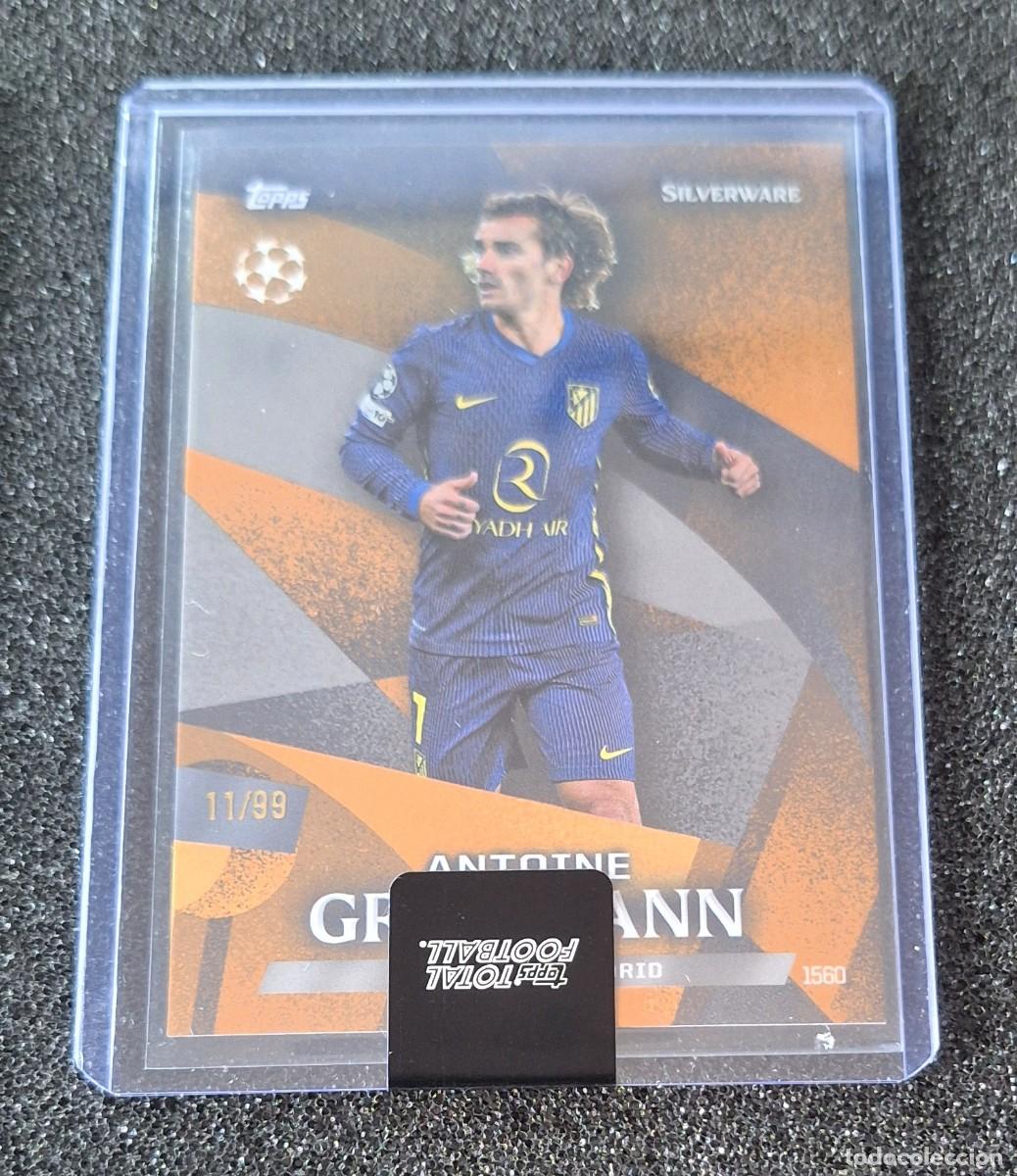 Cromos de F&uacute;tbol: Antoine Griezmann Atletico de Madrid Topps Total Football 11/99 Silverware