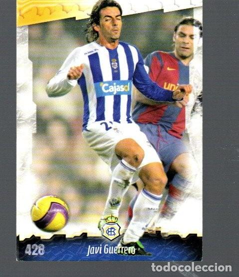 Cromos de F&uacute;tbol: CROMO DE JAVI GUERRERO R. C. RECREATIVO N&ordm; 426 DEL MC SPORT DEL 2008