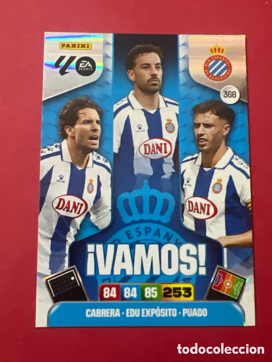 Cromos de F&uacute;tbol: C230. Vamos numero 368 del Espa&ntilde;ol cromo adrenalyn XL 25-26 2025-2026