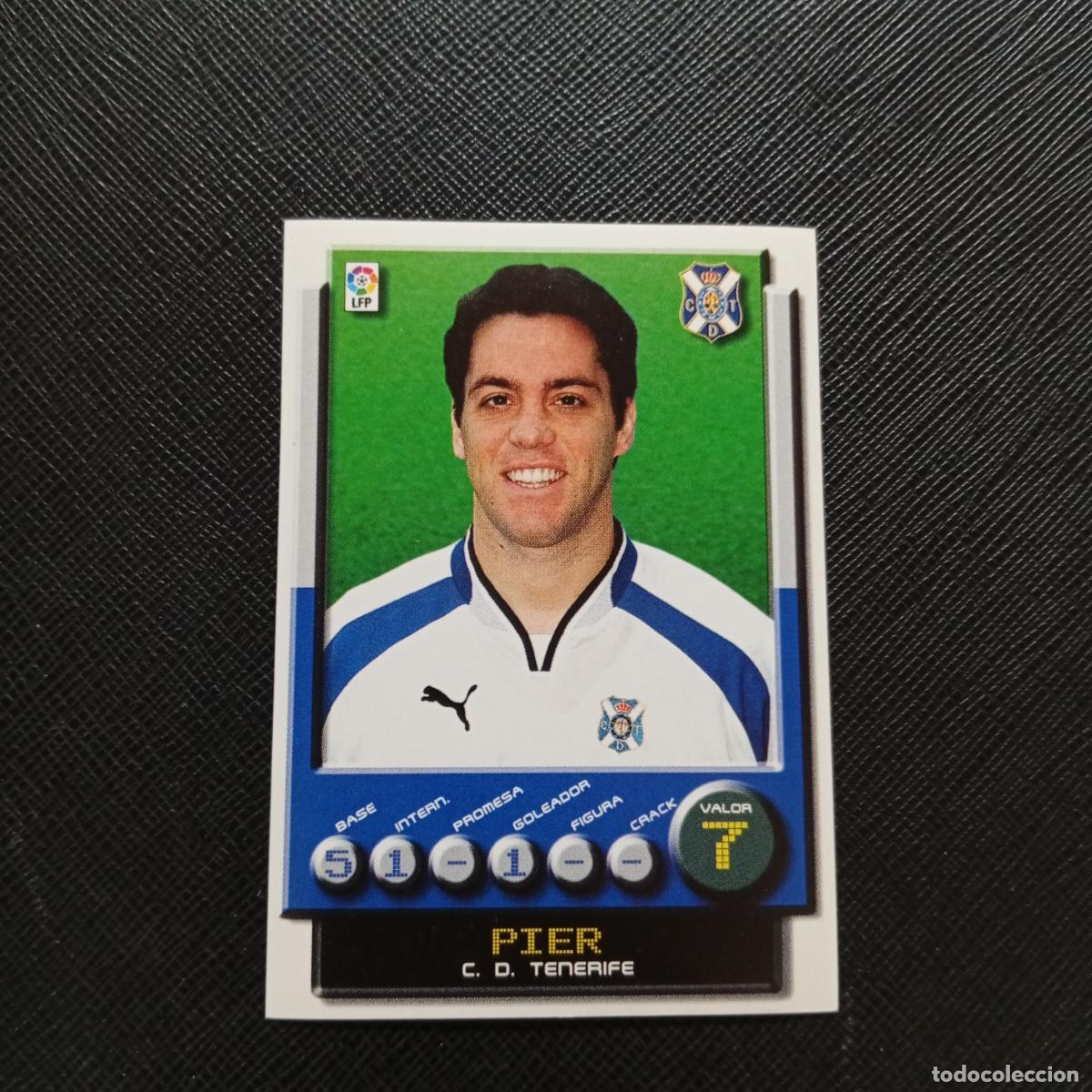 Cromos de F&uacute;tbol: 317 PIER TENERIFE PANINI 2001 2002 CROMO FUTBOL 01 02 LIGA - SIN PEGAR - A208 PG154