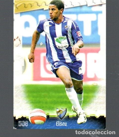 Cromos de Futebol: CROMO DE ELISEU PEREIRA MALAGA C. F. N&ordm; 508 DEL MC SPORT DEL 2008