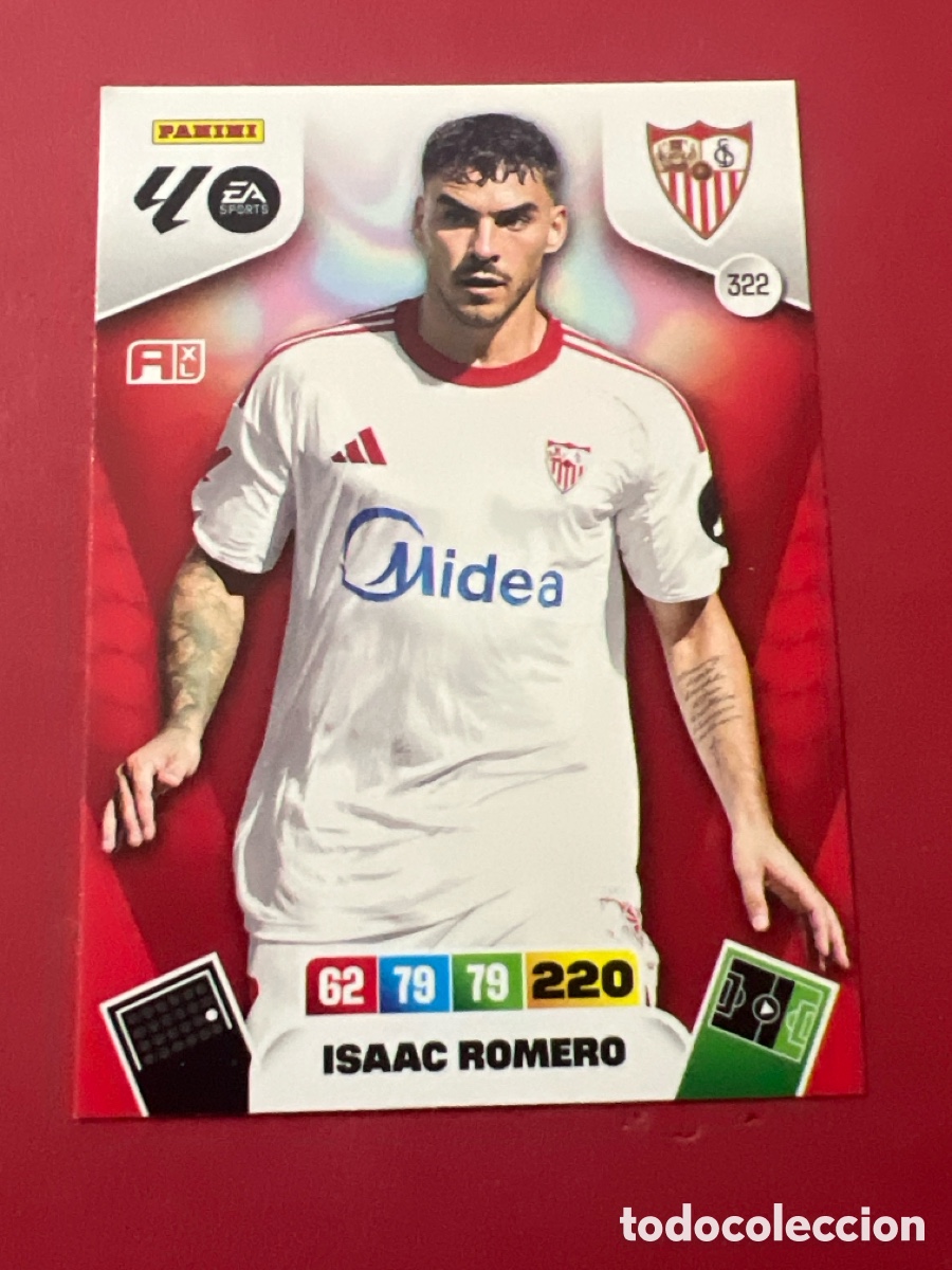 Cromos de Futebol: C234. 322 ISAAC ROMERO DEL SEVILLA 25 26 ADRENALYN XL 2025 2026