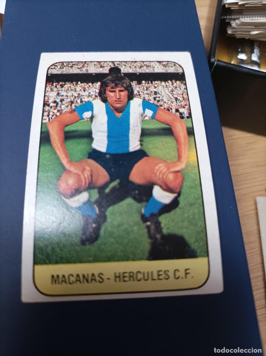 Cromos de F&uacute;tbol: 1978 1979 78 79 FICHAJE 3 MACANAS - HERCULES (NUNCA PEGADO)