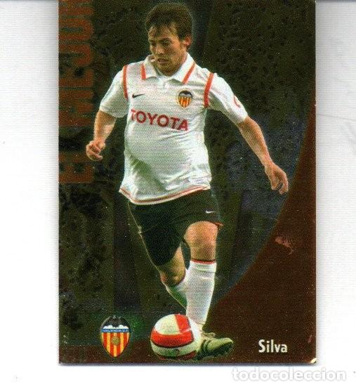 Figurine di Calcio: CROMO DE SILVA DEL VALENCIA N&ordm; 270 DEL MC SPORT DEL 2008