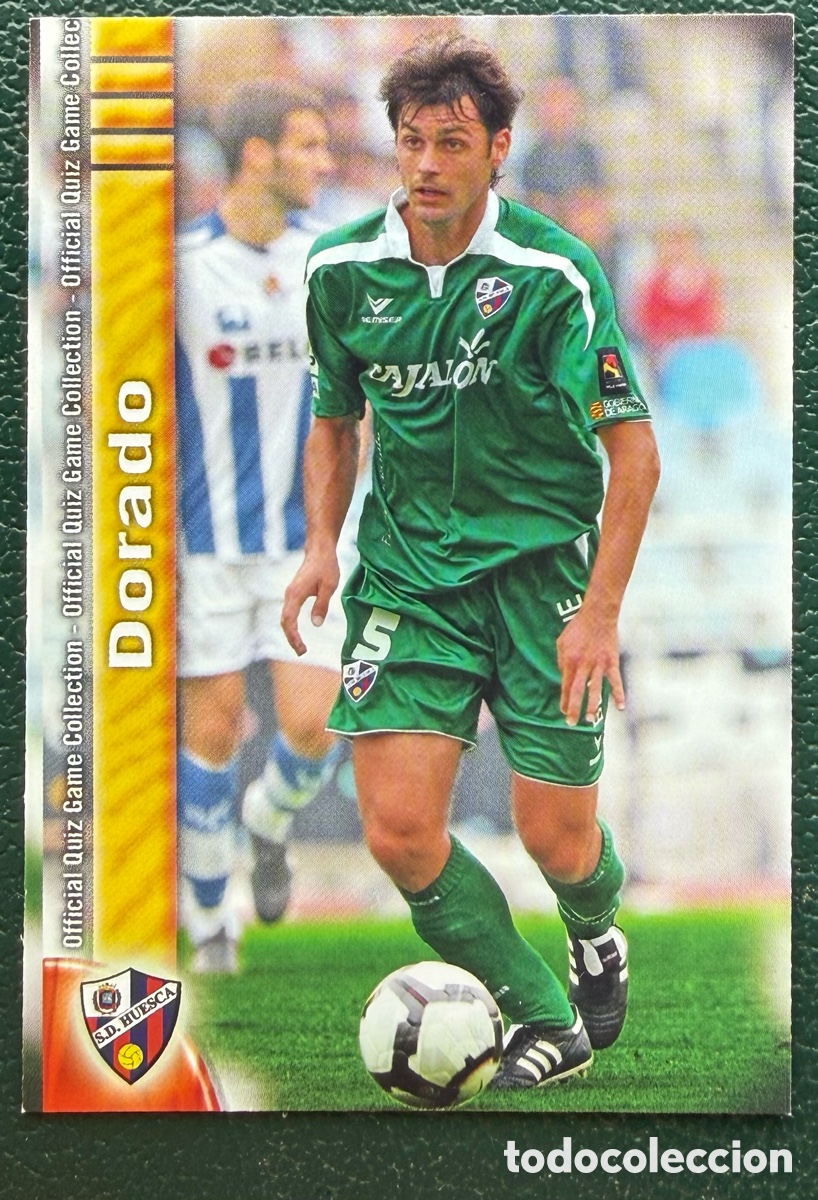 Football Stickers: 927 DORADO SD HUESCA FICHAS ALBUM MUNDICROMO 2009 2010 09 10