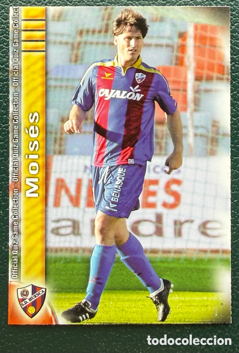 Cromos de F&uacute;tbol: 937 MOISES SD HUESCA FICHAS ALBUM MUNDICROMO 2009 2010 09 10