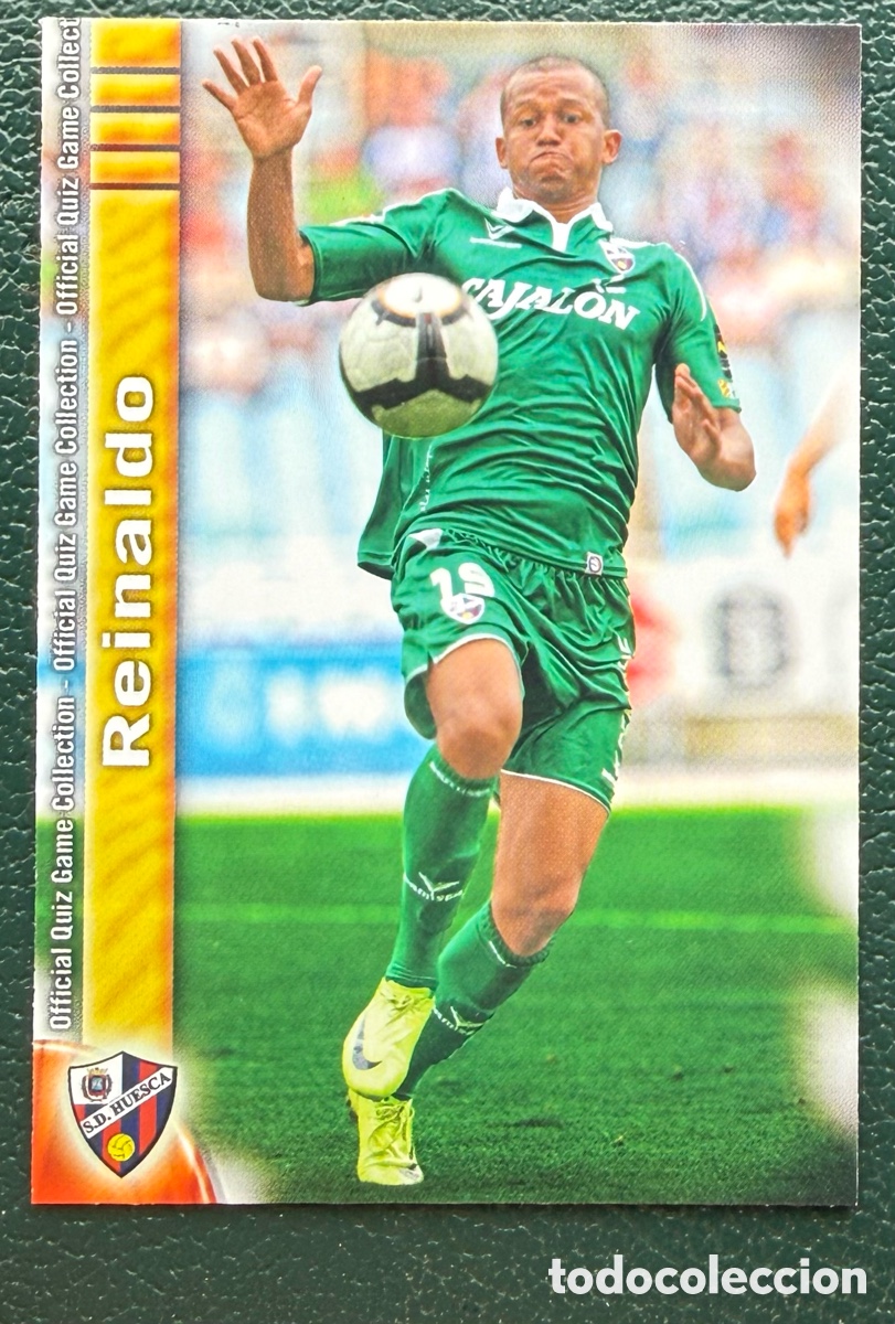 Cromos de F&uacute;tbol: 940 REINALDO SD HUESCA FICHAS ALBUM MUNDICROMO 2009 2010 09 10