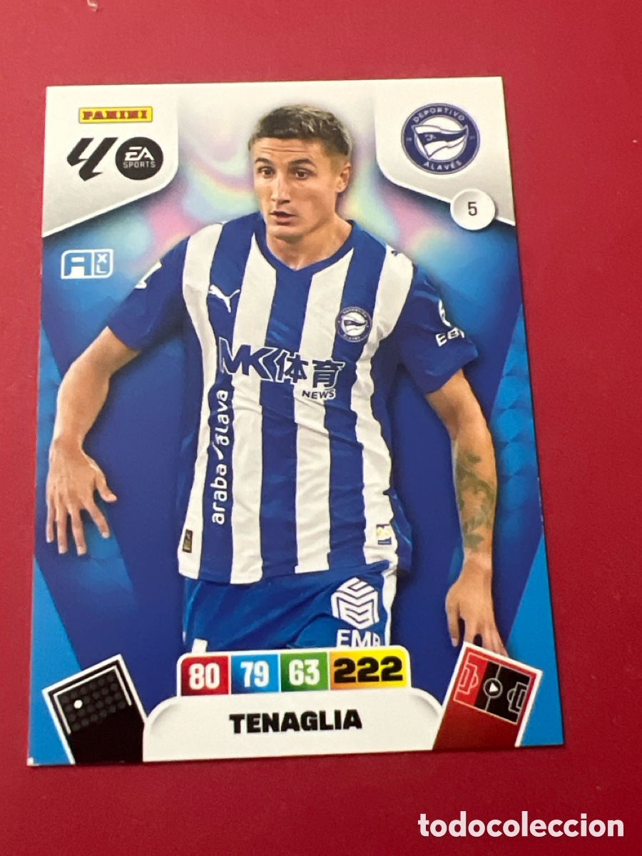 Cartes &agrave; collectionner de Football: C261. PANINI ADRENALYN XL LIGA EA SPORTS 2025-2026 25-26 &ndash; Nahuel Tenaglia Deportivo Alav&eacute;s N&ordm; 5