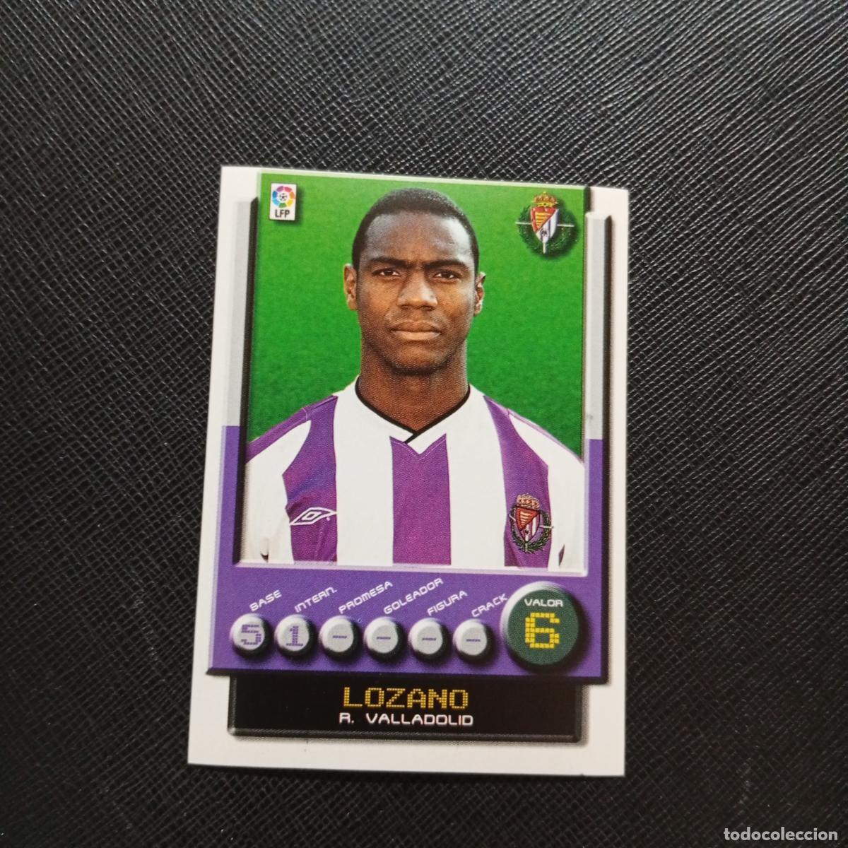 Cromos de F&uacute;tbol: 349 LOZANO VALLADOLID PANINI 2001 2002 CROMO FUTBOL 01 02 LIGA - SIN PEGAR - A208 PG172