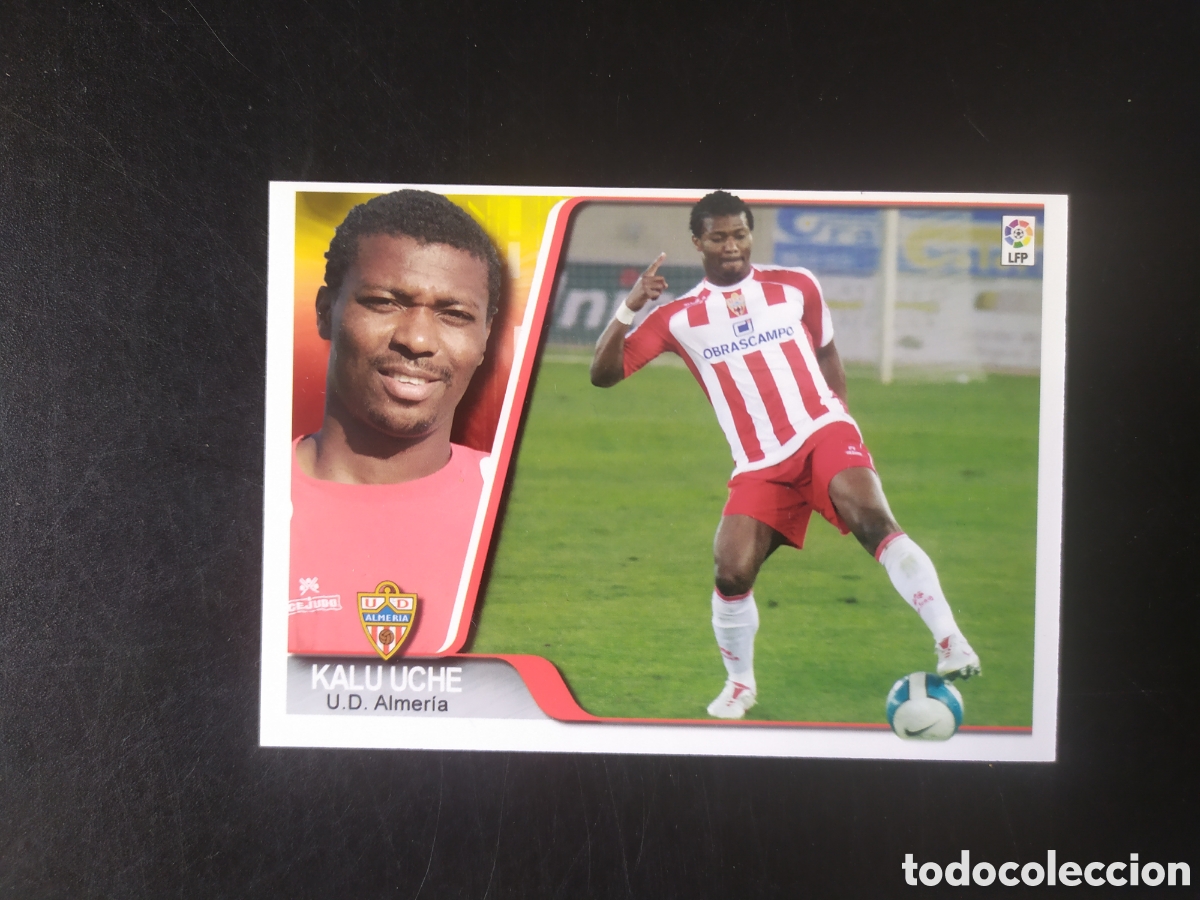 Cromos de F&uacute;tbol: Mundicromo ediciones estadio 2007 2008 07 08 Kalu Uche n&deg; 335 Almeria