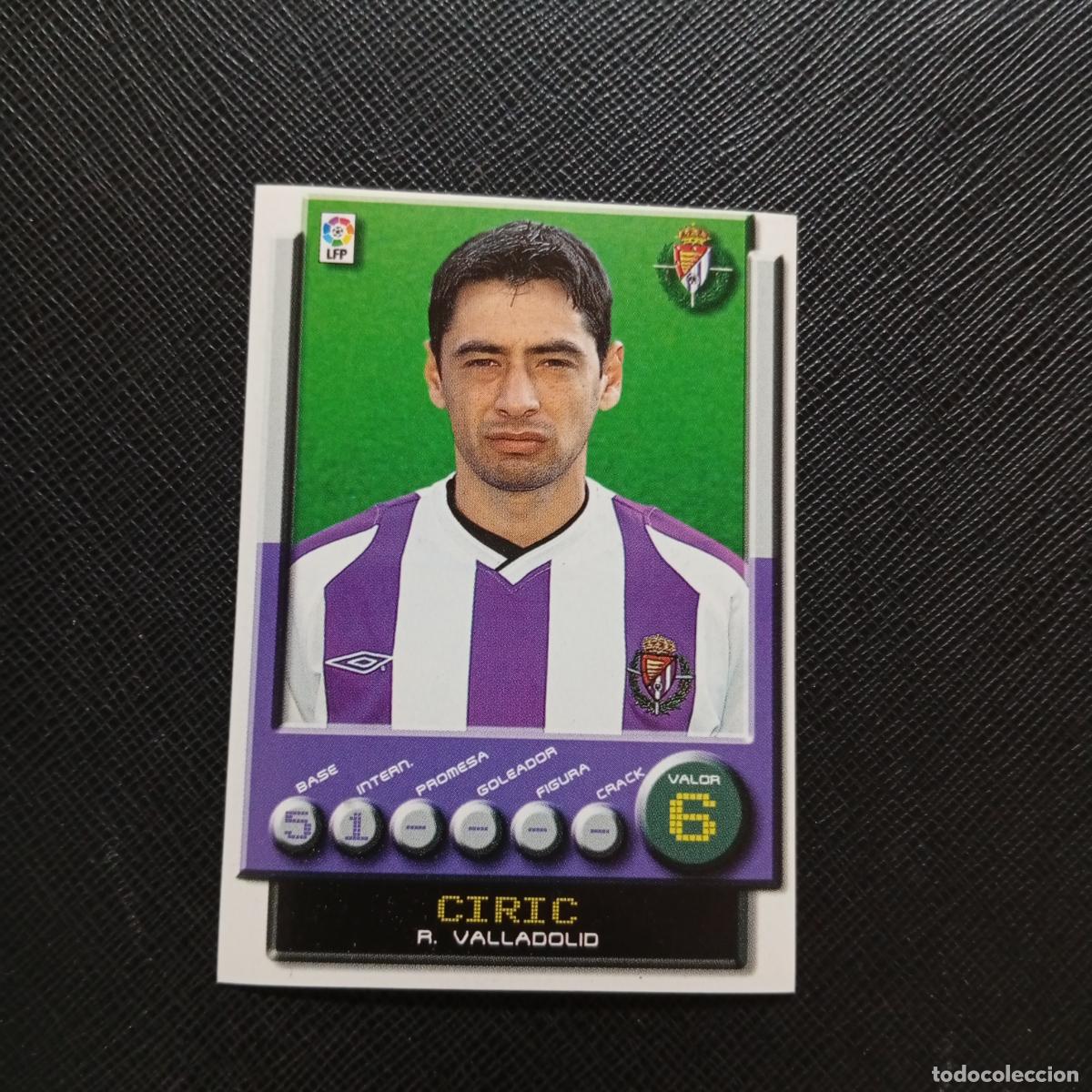 Cromos de F&uacute;tbol: 357 CIRIC VALLADOLID PANINI 2001 2002 CROMO FUTBOL 01 02 LIGA - SIN PEGAR - A208 PG172