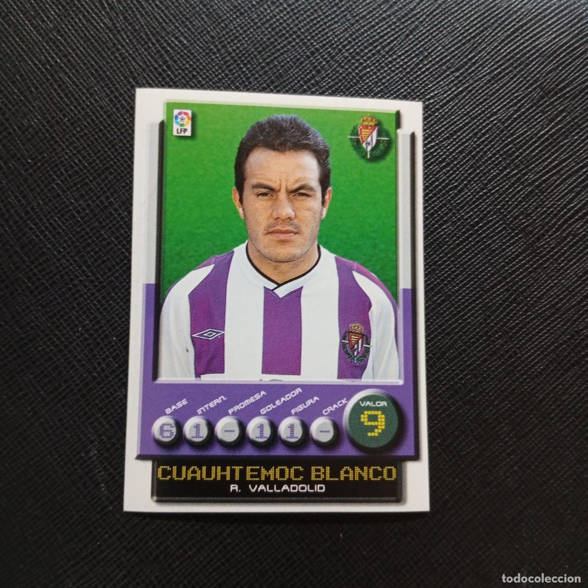 Cromos de F&uacute;tbol: 358 CUAUHTEMOC BLANCO VALLADOLID PANINI 2001 2002 CROMO FUTBOL 01 02 LIGA - SIN PEGAR - A208 PG172