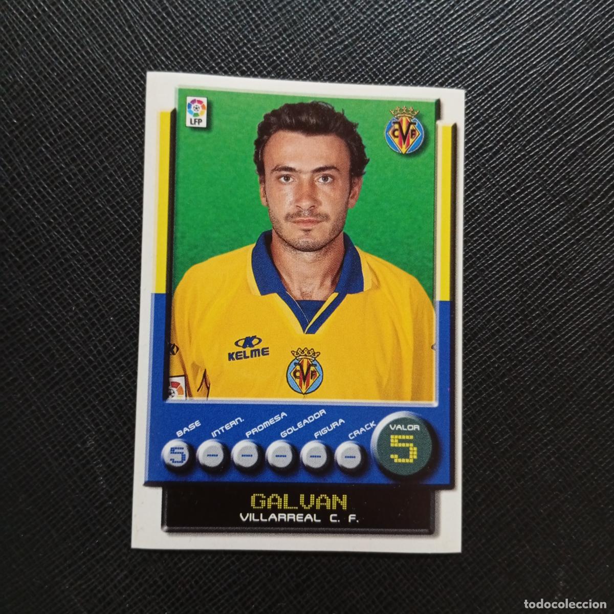 Cromos de F&uacute;tbol: 363 GALVAN VILLARREAL PANINI 2001 2002 CROMO FUTBOL 01 02 LIGA - SIN PEGAR - A208 PG181