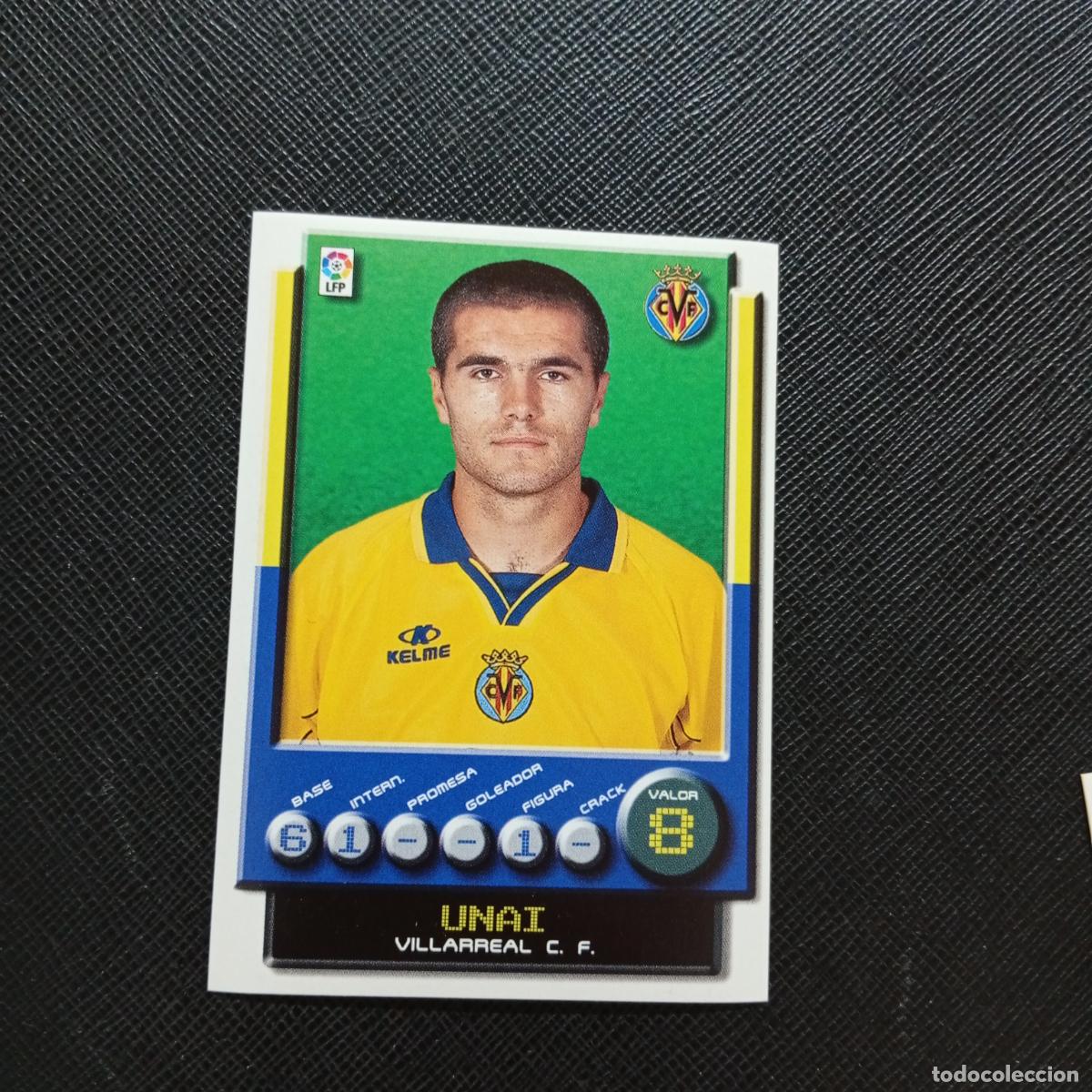 Cromos de F&uacute;tbol: 367 UNAI VILLARREAL PANINI 2001 2002 CROMO FUTBOL 01 02 LIGA - SIN PEGAR - A208 PG181