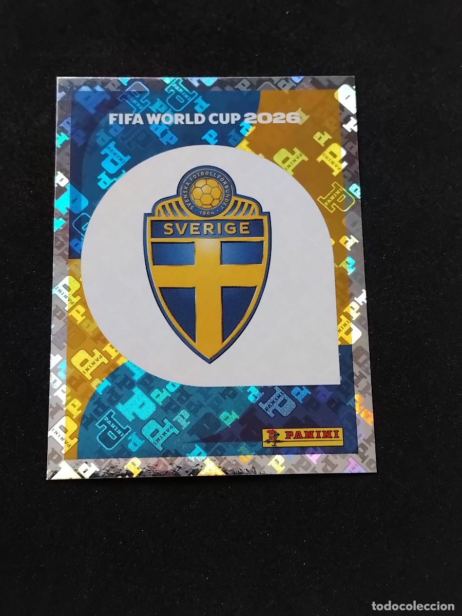 Cromos de F&uacute;tbol: ESCUDO DE SU&Eacute;CIA SWE 1 - PANINI FIFA WORLD CUP 2026 - MUNDIAL 2026 STICKER WORLD CUP 26 SVERIGE