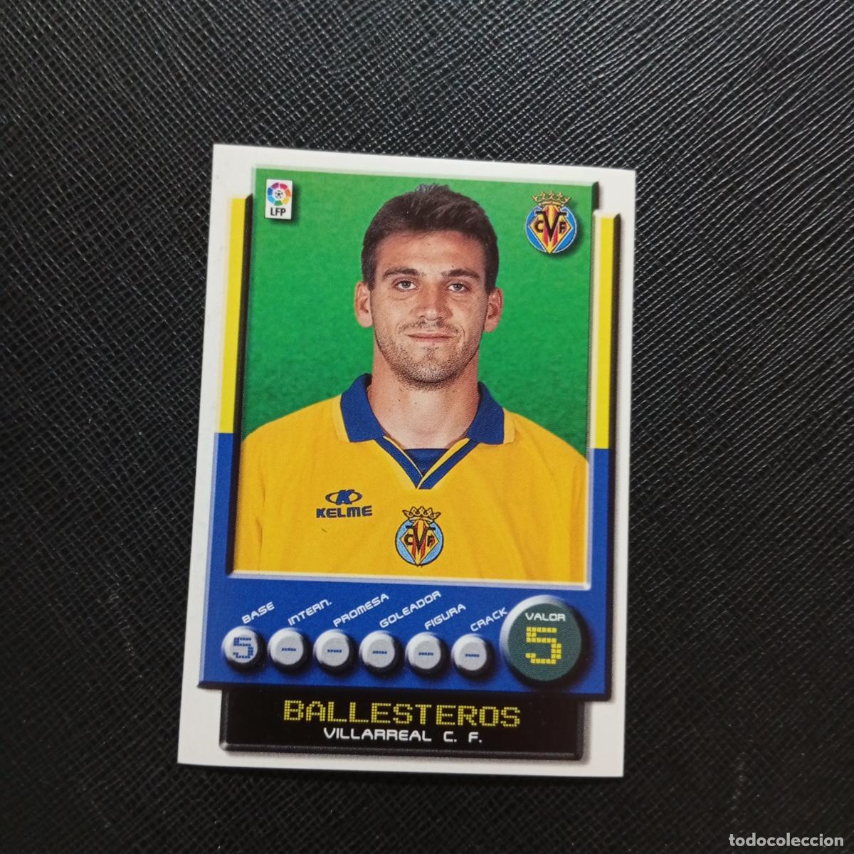 Cromos de F&uacute;tbol: 368 BALLESTEROS VILLARREAL PANINI 2001 2002 CROMO FUTBOL 01 02 LIGA - SIN PEGAR - A208 PG181