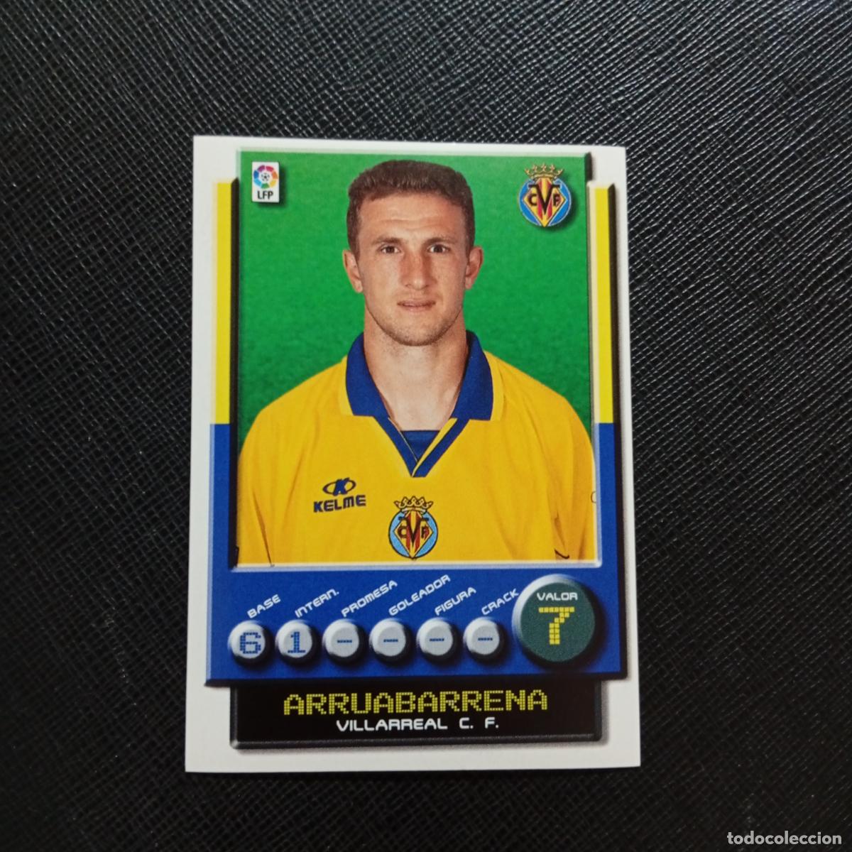 Cromos de F&uacute;tbol: 369 ARRUABARRENA VILLARREAL PANINI 2001 2002 CROMO FUTBOL 01 02 LIGA - SIN PEGAR - A208 PG181