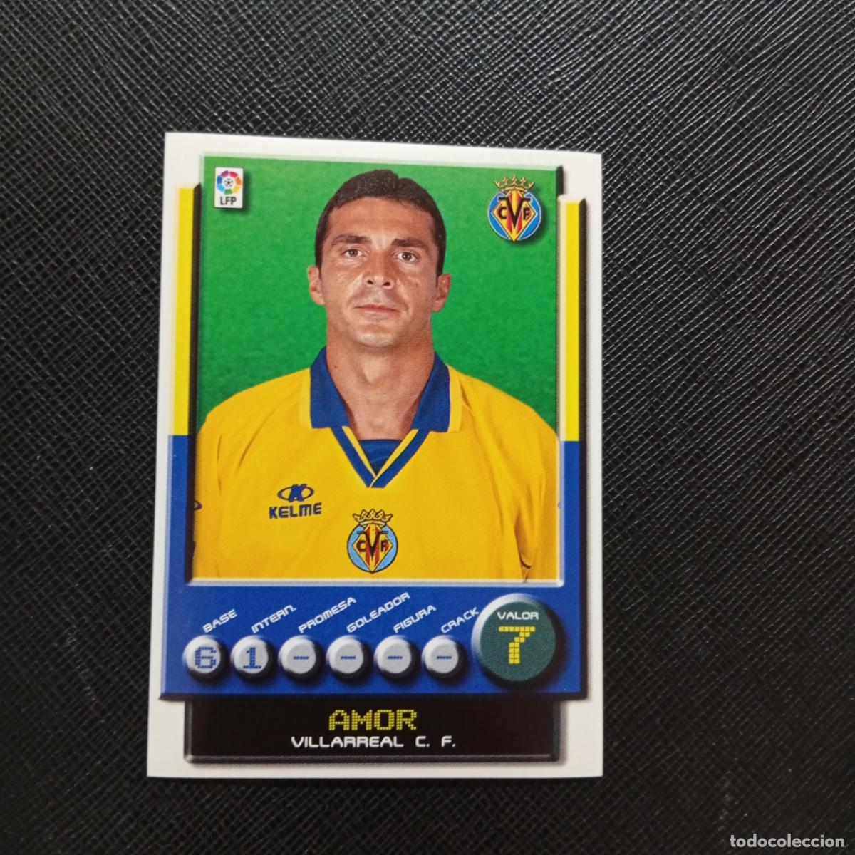 Cromos de F&uacute;tbol: 370 AMOR VILLARREAL PANINI 2001 2002 CROMO FUTBOL 01 02 LIGA - SIN PEGAR - A208 PG181