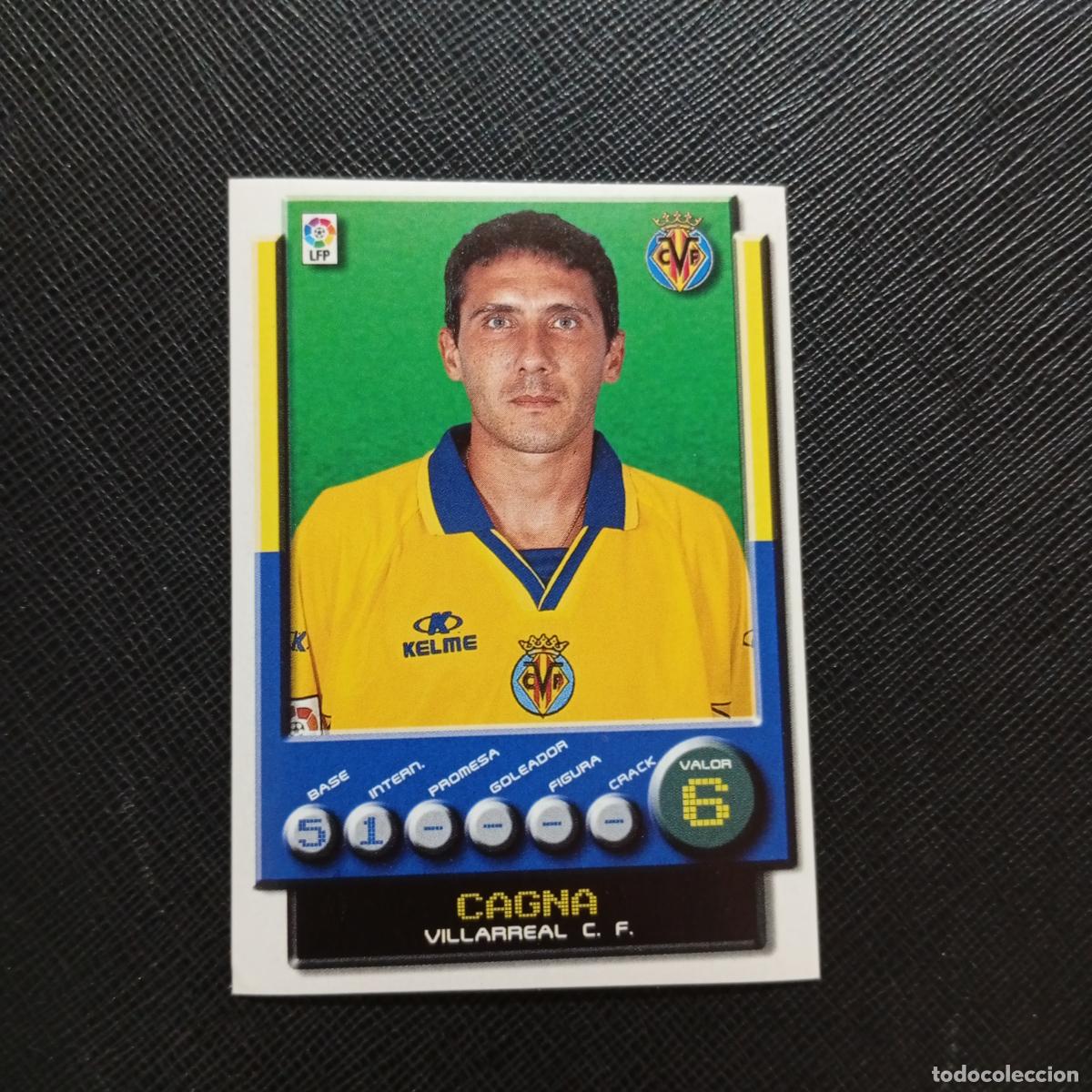 Cromos de F&uacute;tbol: 372 CAGNA VILLARREAL PANINI 2001 2002 CROMO FUTBOL 01 02 LIGA - SIN PEGAR - A208 PG181