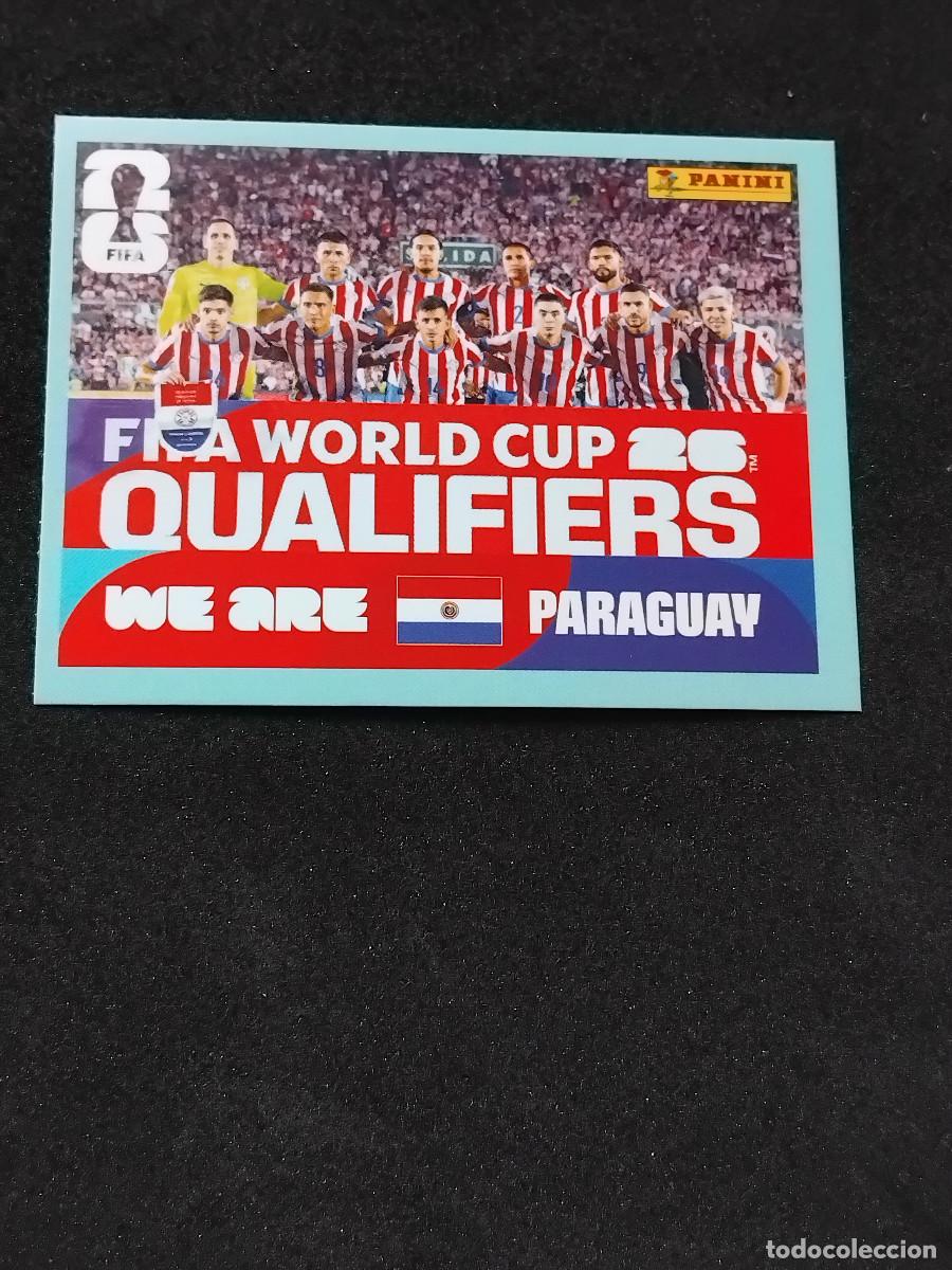 Cromos de F&uacute;tbol: WE ARE PARAGUAY - PAR 13 - SELECCI&Oacute;N - PANINI FIFA WORLD CUP 2026 - MUNDIAL 2026 QUALIFIERS STICKERS