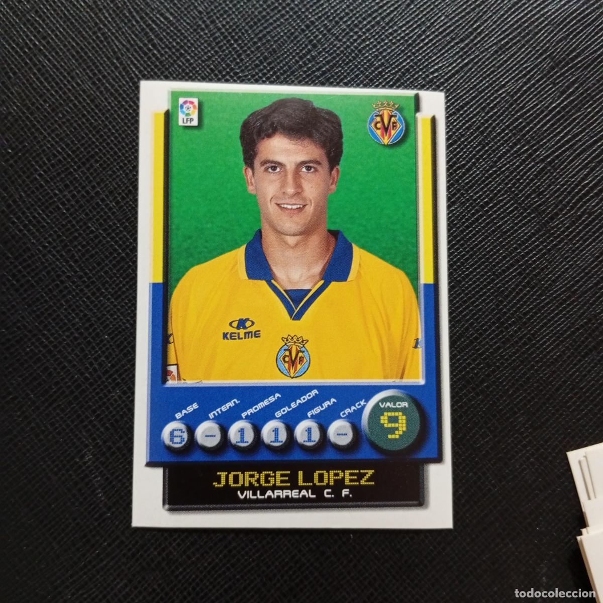 Cromos de F&uacute;tbol: 374 JORGE LOPEZ VILLARREAL PANINI 2001 2002 CROMO FUTBOL 01 02 LIGA - SIN PEGAR - A208 PG181