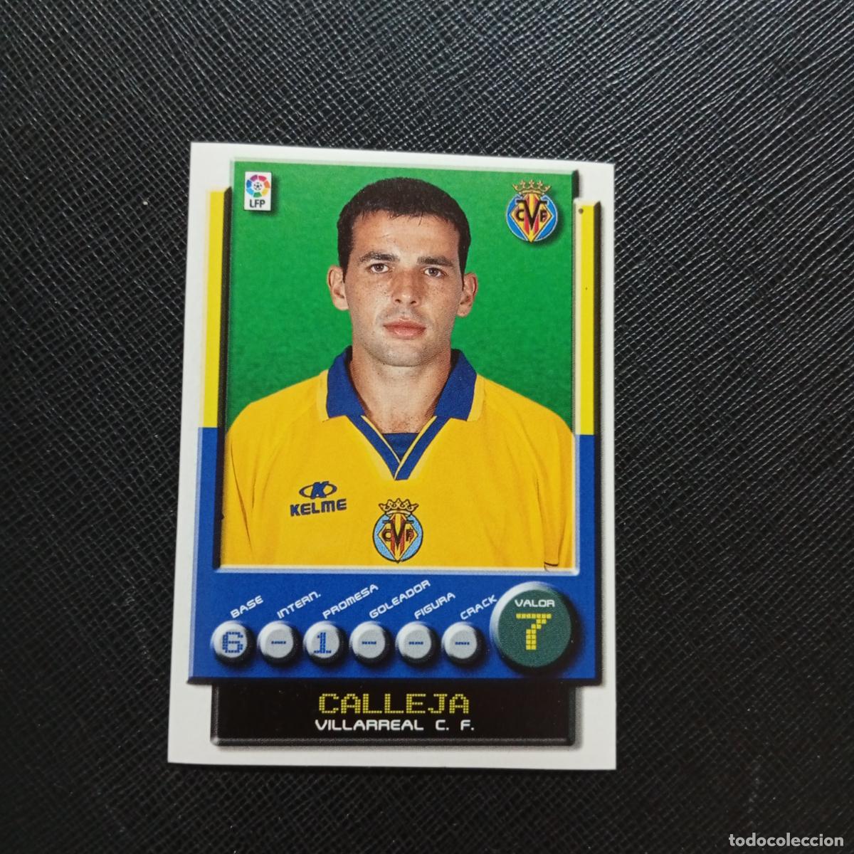 Cromos de F&uacute;tbol: 375 CALLEJA VILLARREAL PANINI 2001 2002 CROMO FUTBOL 01 02 LIGA - SIN PEGAR - A208 PG181
