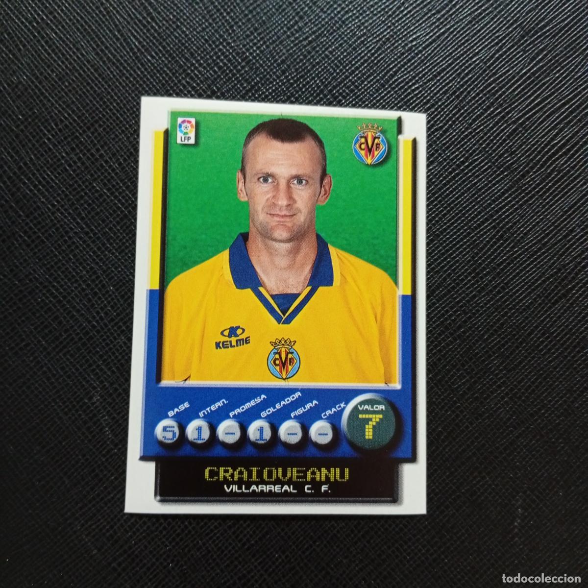 Cromos de F&uacute;tbol: 377 CRAIOVEANU VILLARREAL PANINI 2001 2002 CROMO FUTBOL 01 02 LIGA - SIN PEGAR - A208 PG181