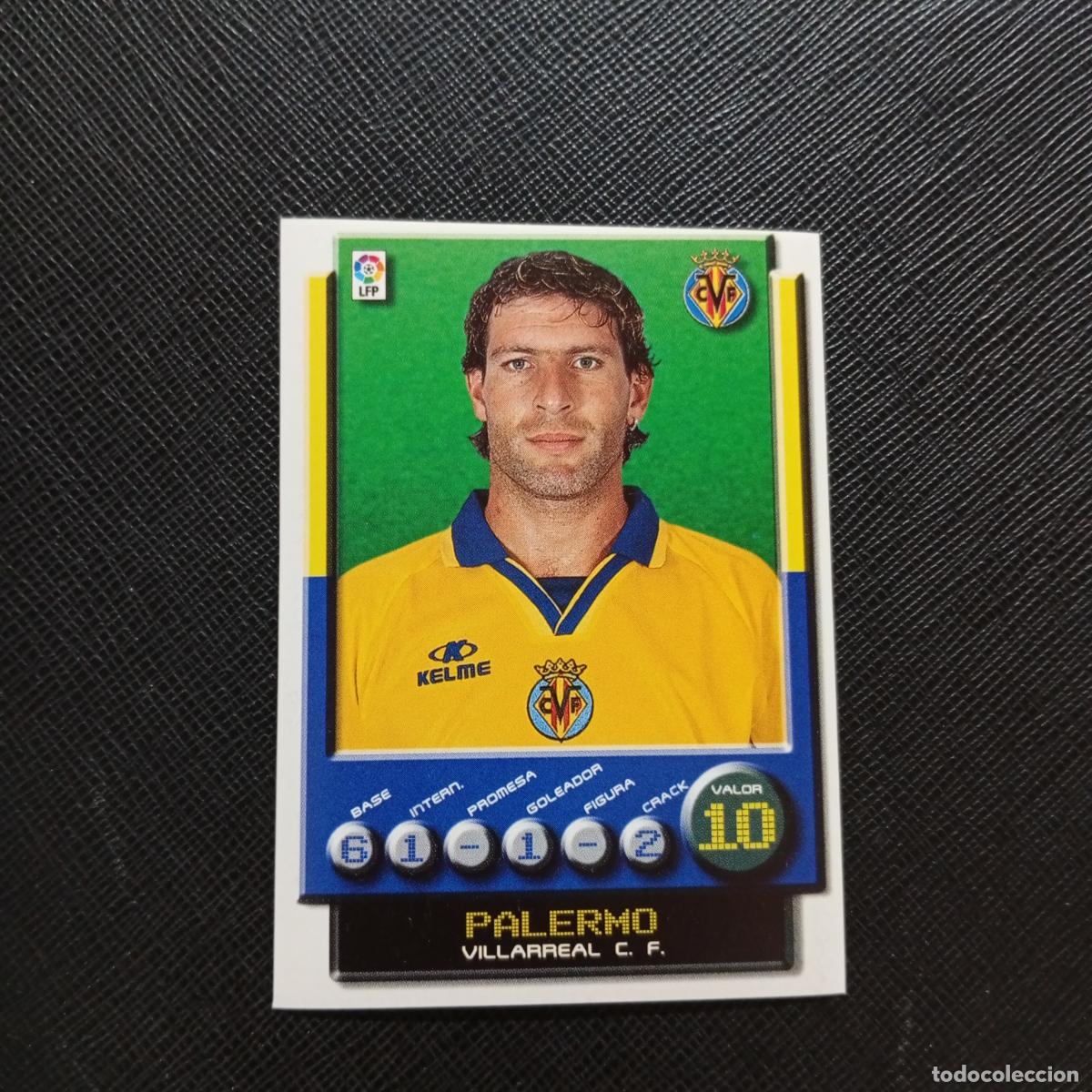 Cromos de F&uacute;tbol: 380 PALERMO VILLARREAL PANINI 2001 2002 CROMO FUTBOL 01 02 LIGA - SIN PEGAR - A208 PG190