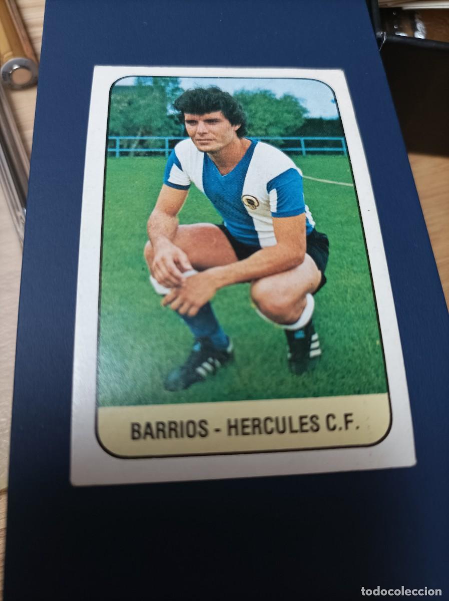 Cromos de F&uacute;tbol: 1978 1979 78 79 BARRIOS - HERCULES (NUNCA PEGADO)