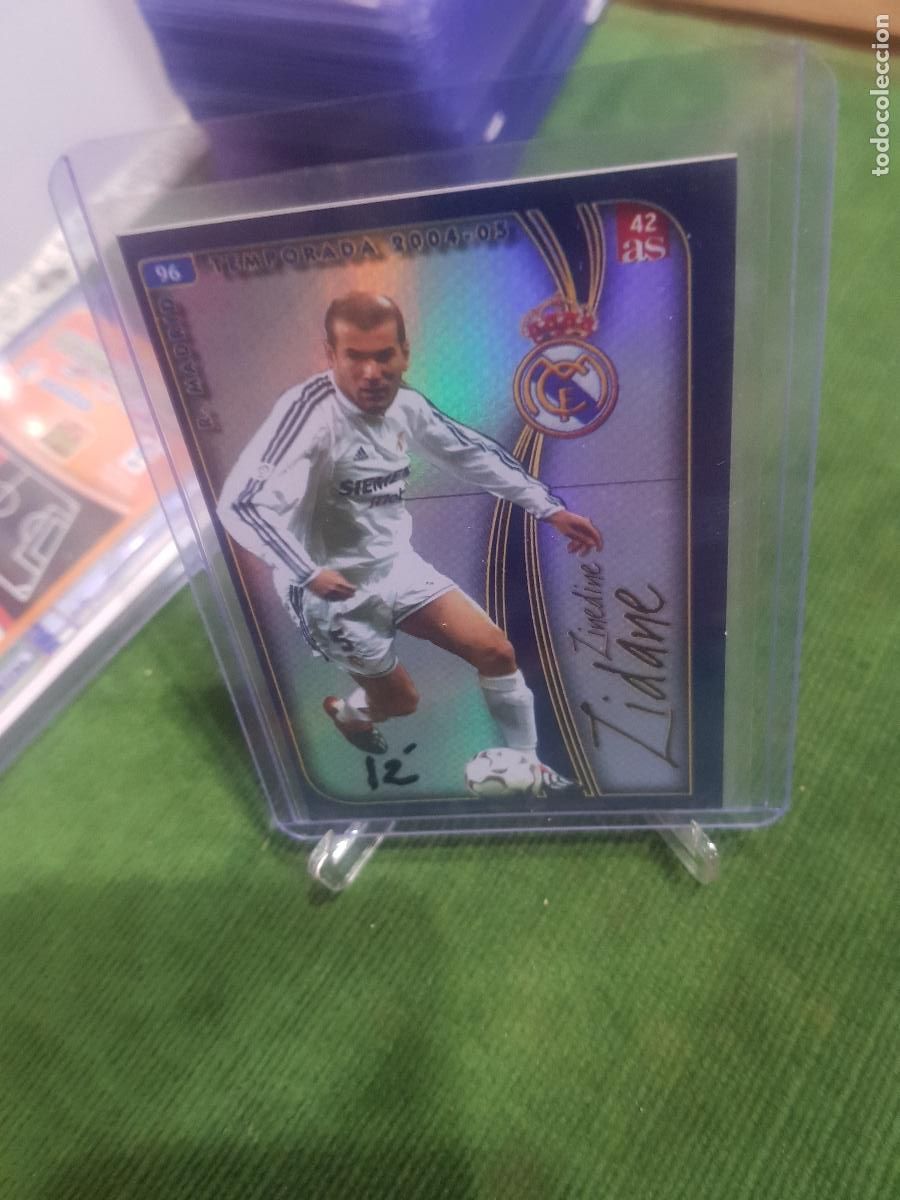 Cromos de F&uacute;tbol: REAL MADRID CLUB DE FUTBOL-ZINEDINE ZIDANE