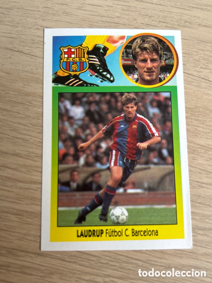 Fu&szlig;ball-Sticker: LAUDRUP BARCELONA LIGA ESTE 1993 1994 93 94 ADHESIVO NUNCA PEGADO SIN PEGAR