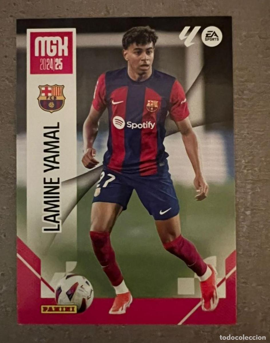 Cromos de F&uacute;tbol: Lamine Yamal 89 MGK 2024-25 Panini Megacracks FC Barcelona