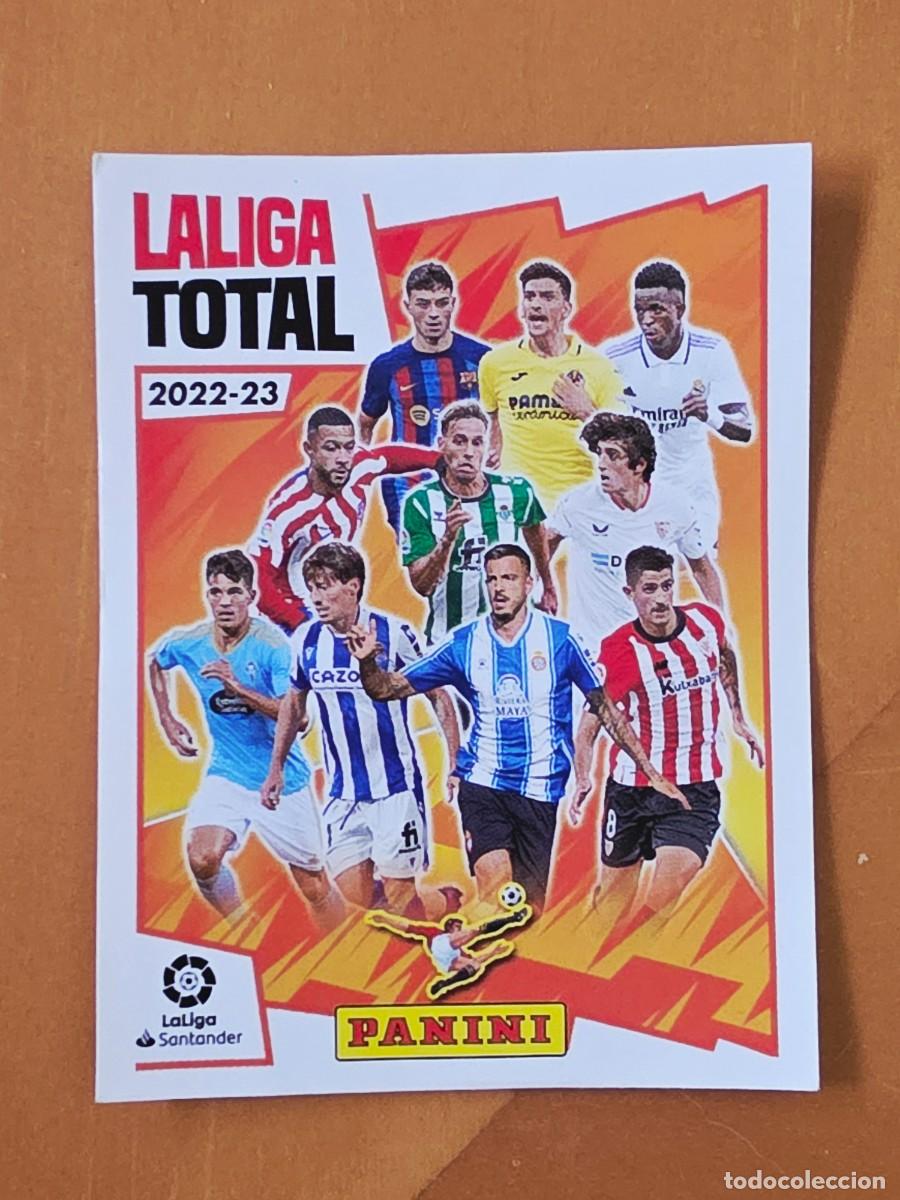 Cromos de F&uacute;tbol: 1 Foto &aacute;lbum portada logo, Panini LaLiga Total 2022 2023 22 23, la liga