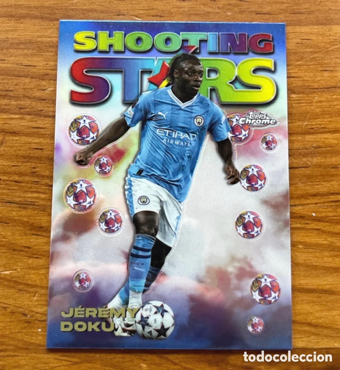 Cromos de F&uacute;tbol: J&eacute;r&eacute;my Doku Shooting Stars