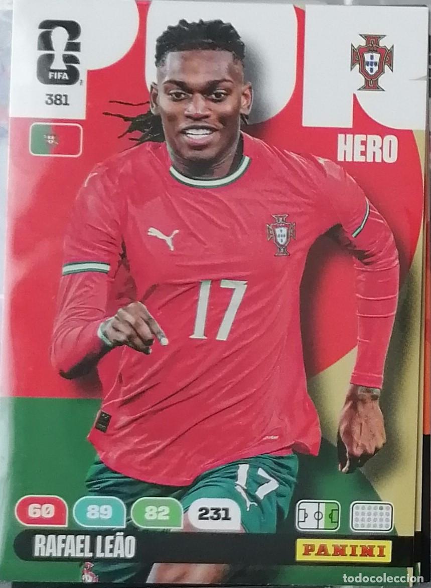 Cromos de F&uacute;tbol: 381 RAFAEL LEAO Hero World Cup 20522 CHRISTIAN ERIKSEN Hero World Cup 2026 Adrenalyn XL Panini