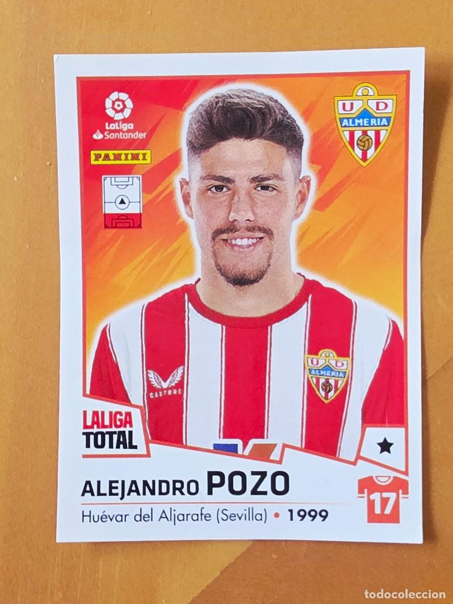 Cromos de F&uacute;tbol: 5 Alejandro Pozo, UD Almer&iacute;a, Panini LaLiga Total 2022 2023 22 23, la liga
